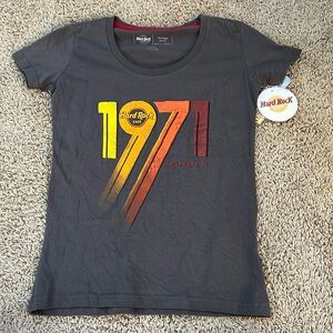 Hard Rock Cafe Women's Short Sleeve Shirt Size X-small NWT